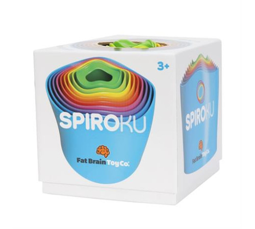 Пірамідка Fat Brain Toys Spiroku Кольорова вежа (F318ML)