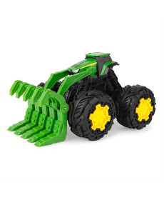 Машинка Трактор John Deere Kids Monster Treads з ковшем і великими колесами (47327)