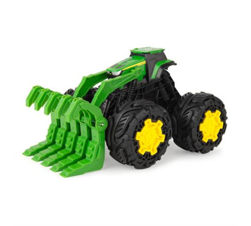 Машинка Трактор John Deere Kids Monster Treads з ковшем і великими колесами (47327)