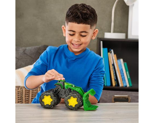 Машинка Трактор John Deere Kids Monster Treads з ковшем і великими колесами (47327)