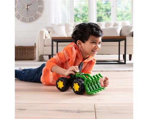 Машинка Трактор John Deere Kids Monster Treads з ковшем і великими колесами (47327)