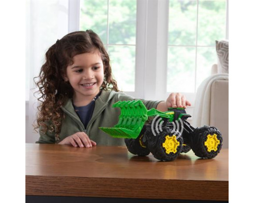 Машинка Трактор John Deere Kids Monster Treads з ковшем і великими колесами (47327)