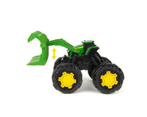 Машинка Трактор John Deere Kids Monster Treads з ковшем і великими колесами (47327)