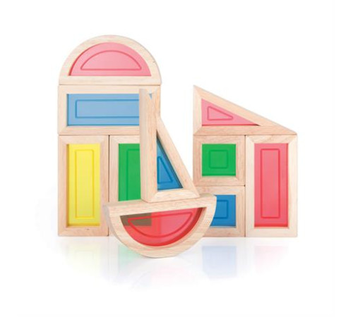 Кубики Guidecraft Block Play Велика веселка, 14 см, 10 ел. (G3015) Кубики Guidecraft Block Play Велика веселка, 14 см, 10 ел. (G3015)