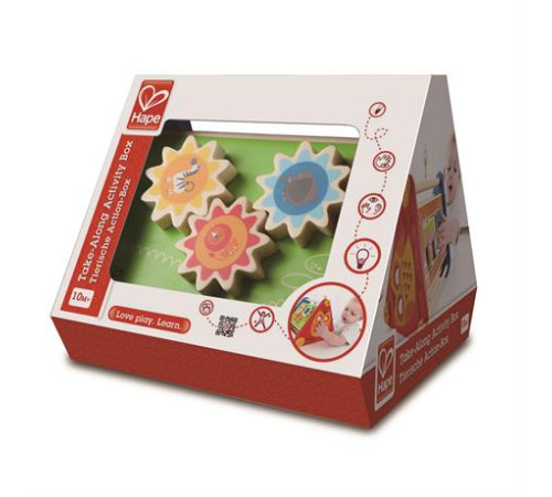 Дерев'яний бізібокс Hape 5 в 1 (E0434) Дерев'яний бізібокс Hape 5 в 1 (E0434)
