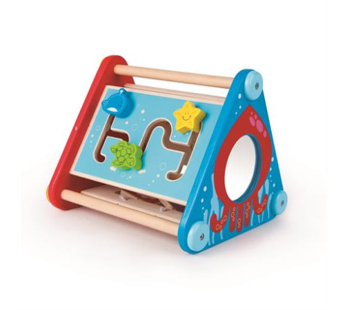 Дерев'яний бізібокс Hape 5 в 1 (E0434) Дерев'яний бізібокс Hape 5 в 1 (E0434)