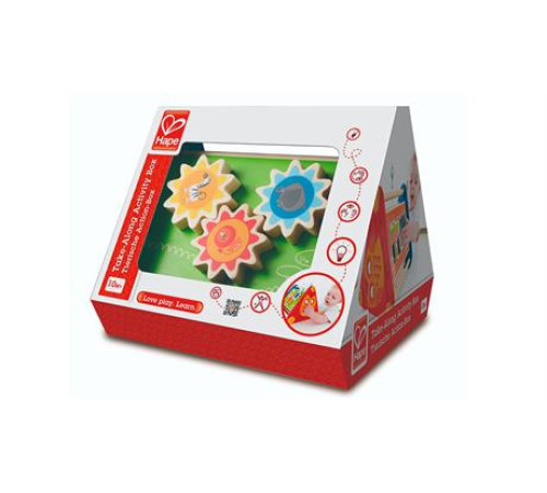 Дерев'яний бізібокс Hape 5 в 1 (E0434) Дерев'яний бізібокс Hape 5 в 1 (E0434)