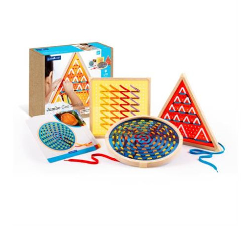 Шнурівка Guidecraft Manipulatives Великі фігури (G6804) Шнурівка Guidecraft Manipulatives Великі фігури (G6804)