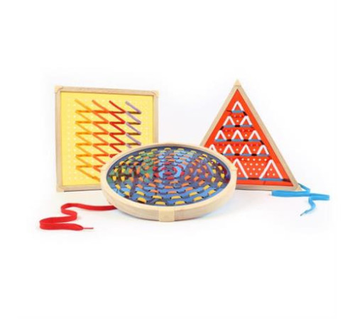 Шнурівка Guidecraft Manipulatives Великі фігури (G6804) Шнурівка Guidecraft Manipulatives Великі фігури (G6804)