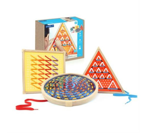 Шнурівка Guidecraft Manipulatives Великі фігури (G6804) Шнурівка Guidecraft Manipulatives Великі фігури (G6804)
