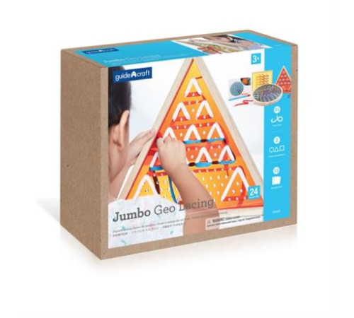 Шнурівка Guidecraft Manipulatives Великі фігури (G6804) Шнурівка Guidecraft Manipulatives Великі фігури (G6804)