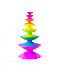 Пірамідка Fat Brain Toys Spoolz Кольорові котушки (FA181-1)