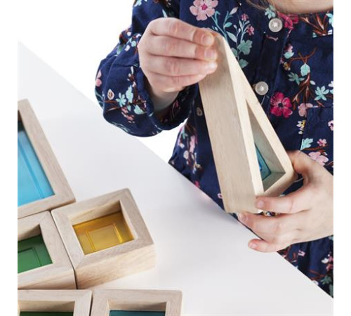 Кубики Guidecraft Block Play Велика веселка, 14 см, 30 ел. (G3016) Кубики Guidecraft Block Play Велика веселка, 14 см, 30 ел. (G3016)