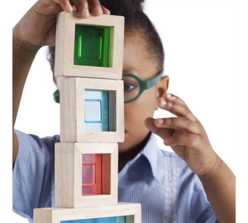 Кубики Guidecraft Block Play Велика веселка, 14 см, 30 ел. (G3016) Кубики Guidecraft Block Play Велика веселка, 14 см, 30 ел. (G3016)