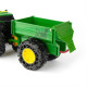 Машинка Трактор John Deere Kids Monster Treads із причепом і великими колесами (47353)