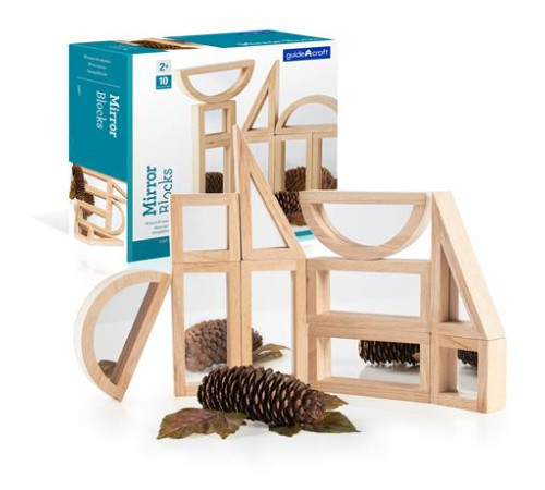 Кубики Guidecraft Block Play Дзеркало, 14 см, 10 ел. (G3017)