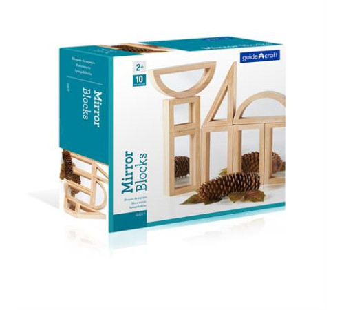 Кубики Guidecraft Block Play Дзеркало, 14 см, 10 ел. (G3017)
