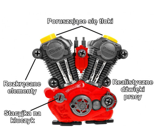 Автомобільний двигун, що обертається, для дітей 3+