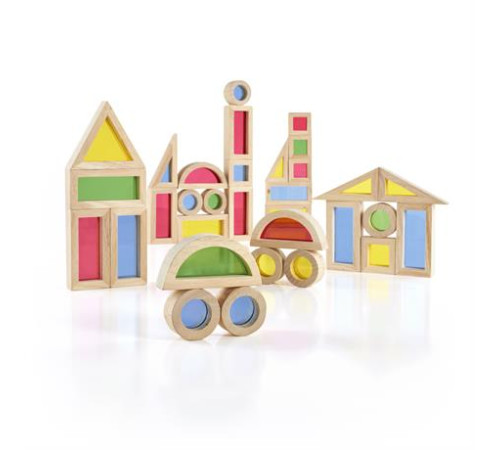 Кубики Guidecraft Block Play Маленька веселка, 5 см, 40 ел. (G3083) Кубики Guidecraft Block Play Маленька веселка, 5 см, 40 ел. (G3083)