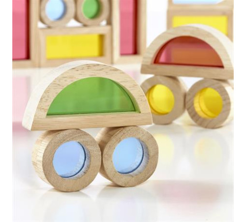 Кубики Guidecraft Block Play Маленька веселка, 5 см, 40 ел. (G3083) Кубики Guidecraft Block Play Маленька веселка, 5 см, 40 ел. (G3083)