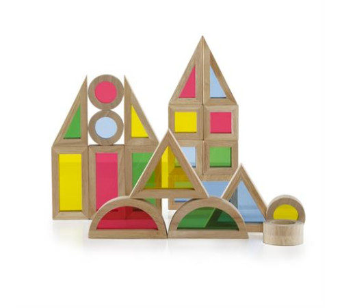 Кубики Guidecraft Block Play Маленька веселка, 5 см, 40 ел. (G3083) Кубики Guidecraft Block Play Маленька веселка, 5 см, 40 ел. (G3083)