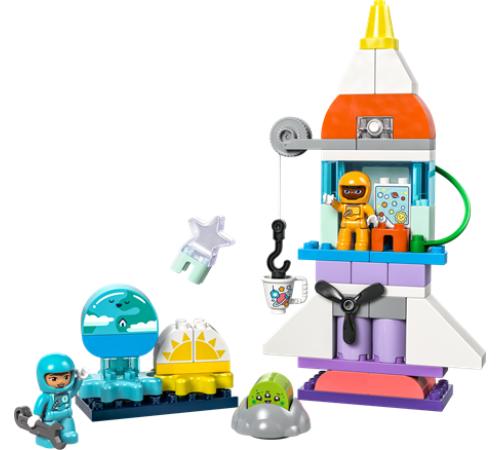Конструктор LEGO DUPLO Town Пригоди на космічному шаттлі 3-в-1, 58 ел. (10422) Конструктор LEGO DUPLO Town Пригоди на космічному шаттлі 3-в-1, 58 ел. (10422)