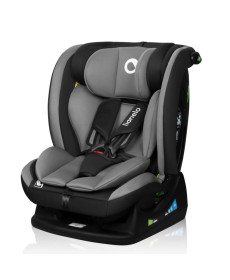 Дитяче автокрісло Lionelo AART I-SIZE 50,5 х 45,5 х 57-75 см - чорно-сіре