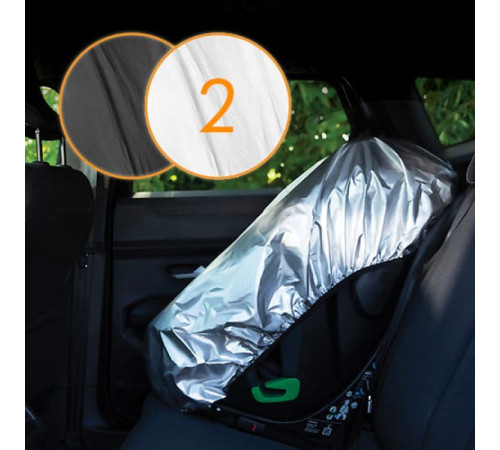 Сонцезахисний чохол Lionelo THERMALCOVER SILVER Сонцезахисний чохол Lionelo THERMALCOVER SILVER
