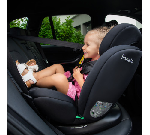 Дитяче автокрісло Lionelo BASTIAAN ONE I-SIZE BLACK CARBON Дитяче автокрісло Lionelo BASTIAAN ONE I-SIZE BLACK CARBON
