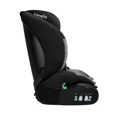 Дитяче автокрісло Lionelo LEVI I-SIZE BLACK GREY Дитяче автокрісло Lionelo LEVI I-SIZE BLACK GREY