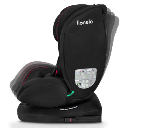 Дитяче автокрісло Lionelo BASTIAAN I-SIZE BLACK RED Дитяче автокрісло Lionelo BASTIAAN I-SIZE BLACK RED