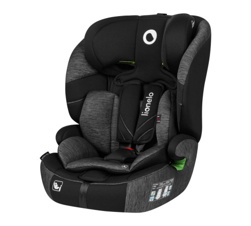 Дитяче автокрісло Lionelo LEVI ONE I-SIZE BLACK GREY Дитяче автокрісло Lionelo LEVI ONE I-SIZE BLACK GREY