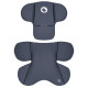 База з автокріслом Lionelo ASTRID I-SIZE SET BLACK GREY