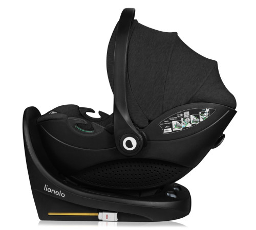 База з автокріслом Lionelo MOXIE I-SIZE SET BLACK CARBON - чорна База з автокріслом Lionelo MOXIE I-SIZE SET BLACK CARBON - чорна
