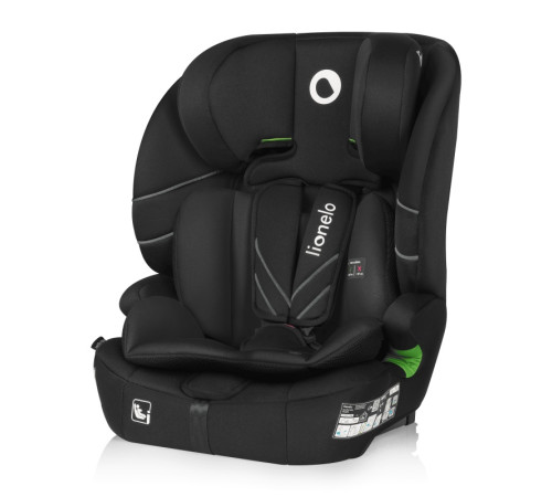 Дитяче автокрісло Lionelo LEVI FIX I-SIZE BLACK CARBON - чорниий Дитяче автокрісло Lionelo LEVI FIX I-SIZE BLACK CARBON - чорниий