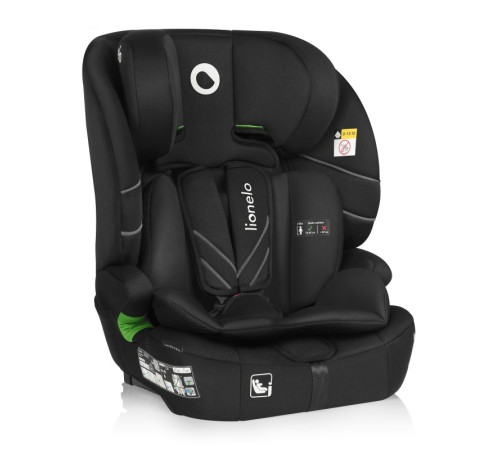 Дитяче автокрісло Lionelo LEVI FIX I-SIZE BLACK CARBON - чорниий Дитяче автокрісло Lionelo LEVI FIX I-SIZE BLACK CARBON - чорниий