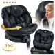 Автокрісло Nukido Aero Line ISOFIX 0-36 кг, чорне