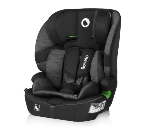 Дитяче автокрісло Lionelo BILLY I-SIZE BLACK GREY - чорно-сіре Дитяче автокрісло Lionelo BILLY I-SIZE BLACK GREY - чорно-сіре