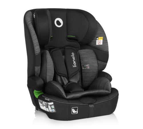 Дитяче автокрісло Lionelo BILLY I-SIZE BLACK GREY - чорно-сіре Дитяче автокрісло Lionelo BILLY I-SIZE BLACK GREY - чорно-сіре