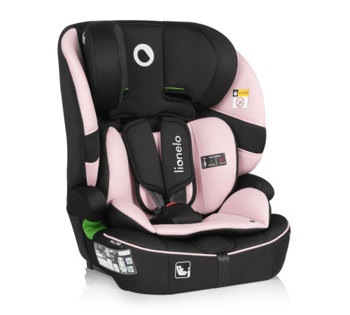 Дитяче автокрісло Lionelo BILLY I-SIZE PINK BABY - чорно-рожеве Дитяче автокрісло Lionelo BILLY I-SIZE PINK BABY - чорно-рожеве