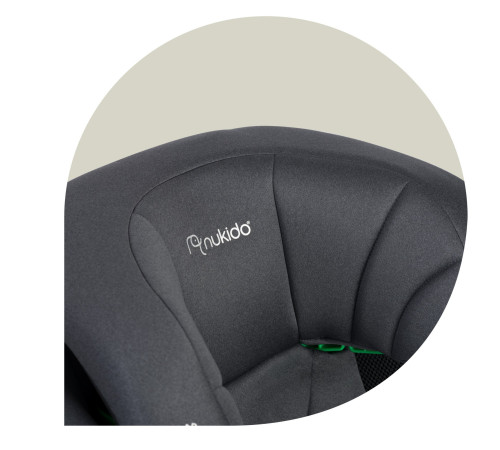 Автокрісло Nukido Louis Soft ISOFIX 15-36 кг, сіре Автокрісло Nukido Louis Soft ISOFIX 15-36 кг, сіре