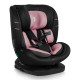 Дитяче автокрісло Lionelo BASTIAAN I-SIZE PINK ROSE - чорно-рожеве