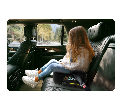 Бустер Nukido Louis ISOFIX 710200 125-150 см, чорний Бустер Nukido Louis ISOFIX 710200 125-150 см, чорний