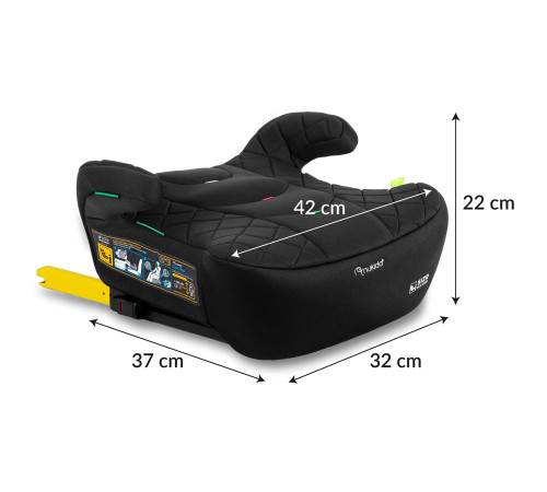 Бустер Nukido Louis ISOFIX 710200 125-150 см, чорний Бустер Nukido Louis ISOFIX 710200 125-150 см, чорний