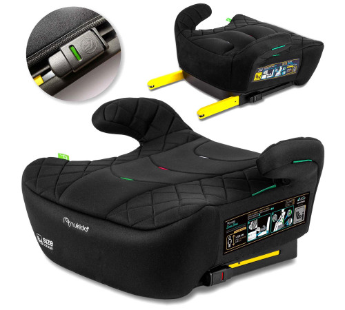 Бустер Nukido Louis ISOFIX 710200 125-150 см, чорний Бустер Nukido Louis ISOFIX 710200 125-150 см, чорний