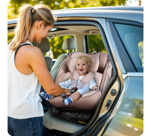 Автокрісло Nukido Aero Line ISOFIX 0-36 кг, бежеве
