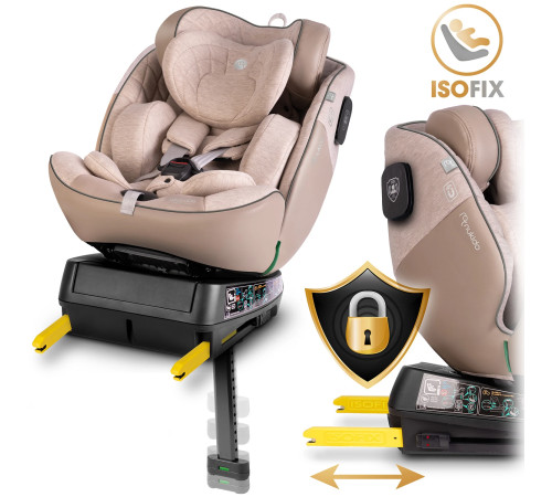 Автокрісло Nukido Aero Line ISOFIX 0-36 кг, бежеве