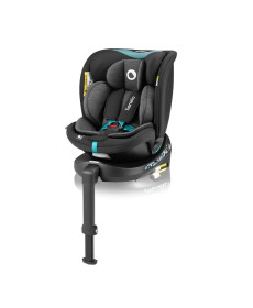 Дитяче автокрісло Lionelo NAVY I-SIZE BLACK TURQUOISE