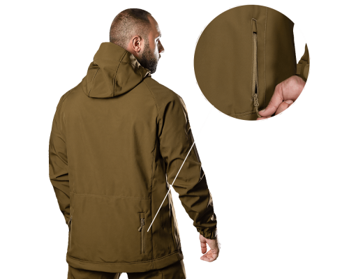 Куртка Stalker SoftShell Койот (7346), S