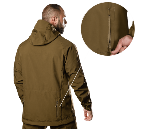 Куртка Stalker SoftShell Койот (7346), S